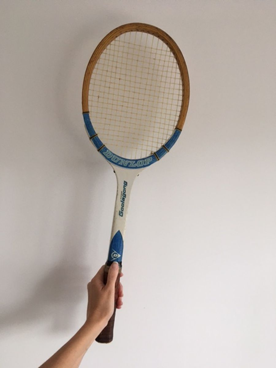 Raquette De Tennis Ancienne Dunlop – Modèle Evonne Goolagong – Signée