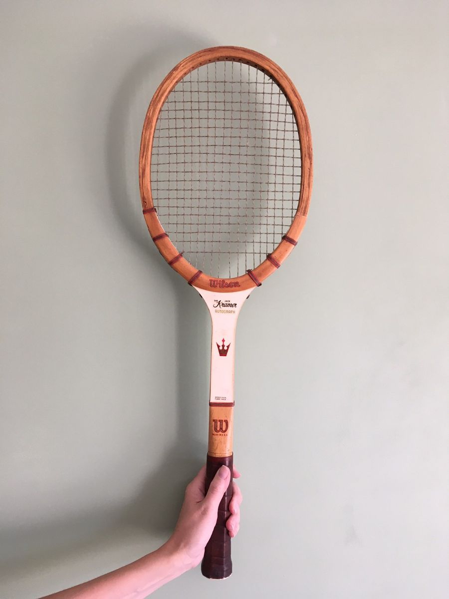 Raquettes de tennis en bois Wilson antiques et