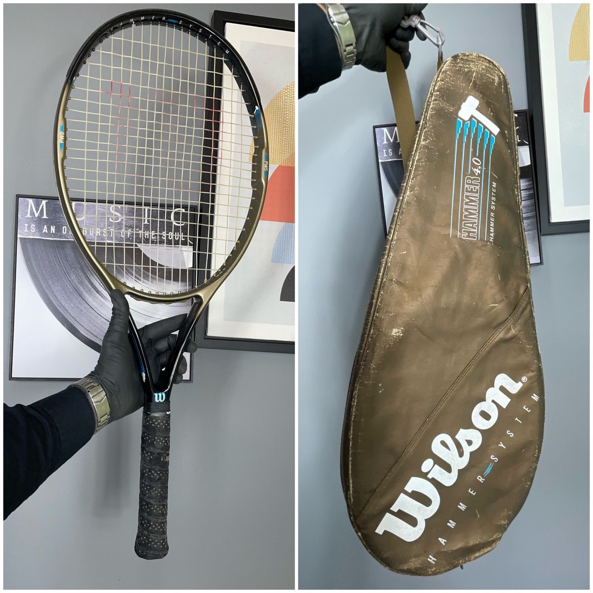Raquete de Tênis Wilson Hamme System 4.o | Item p/ Esporte e Outdoor