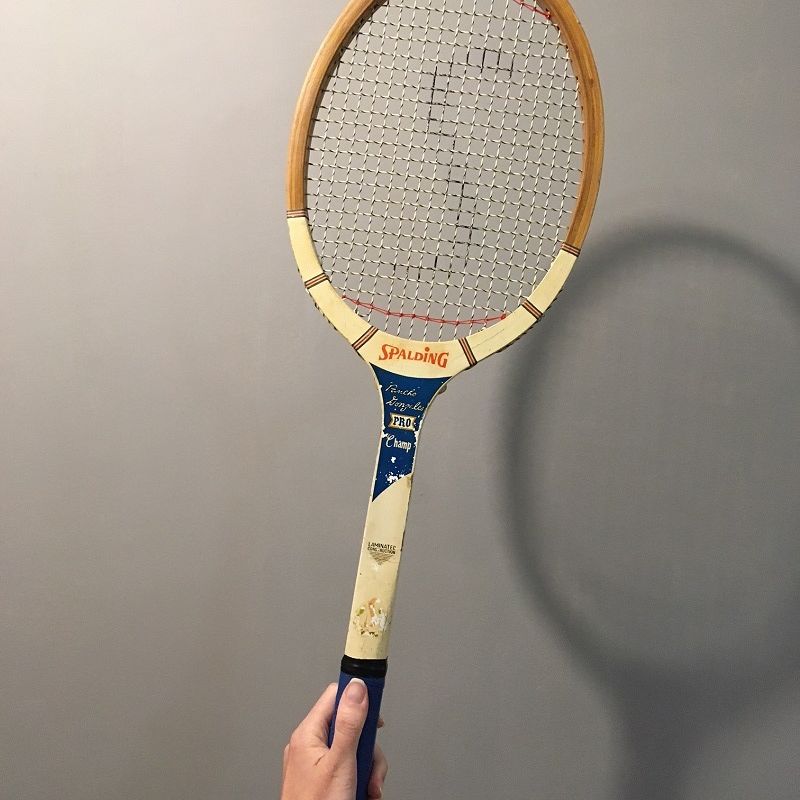 Raquette Vintage Pancho Gonzales Spalding Années 60-70 – Avec Sa Housse, état Impeccable