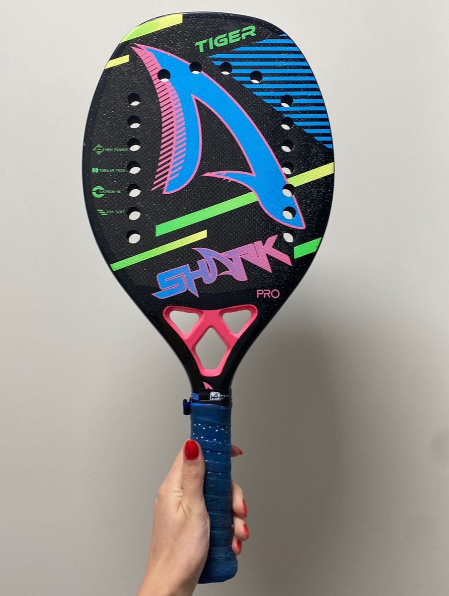 Raquete Shark Tiger | Item p/ Esporte e Outdoor Shark Usado 76653442 ...