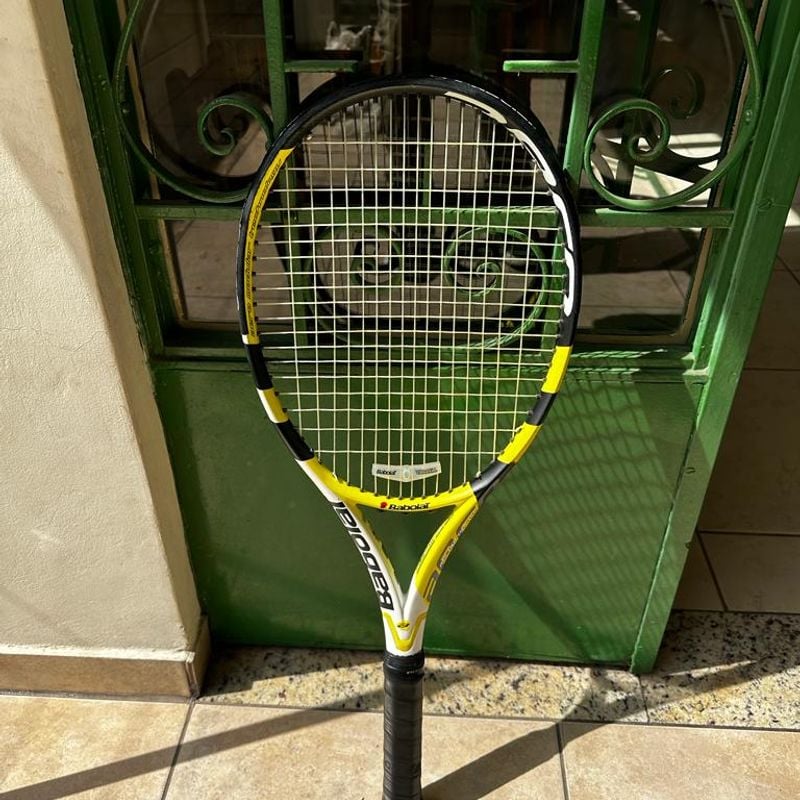 Raquete T nis Babolat Aeropro Drive Usada Item p Esporte e Outdoor Babolat Usado 91165238 enjoei