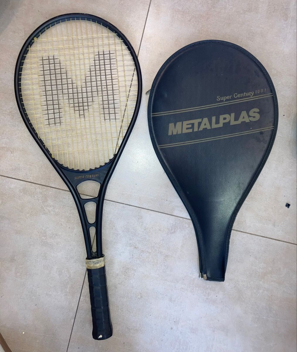 Raquete Tenis Metalplas Super Century 1001 | Item p/ Esporte e Outdoor ...