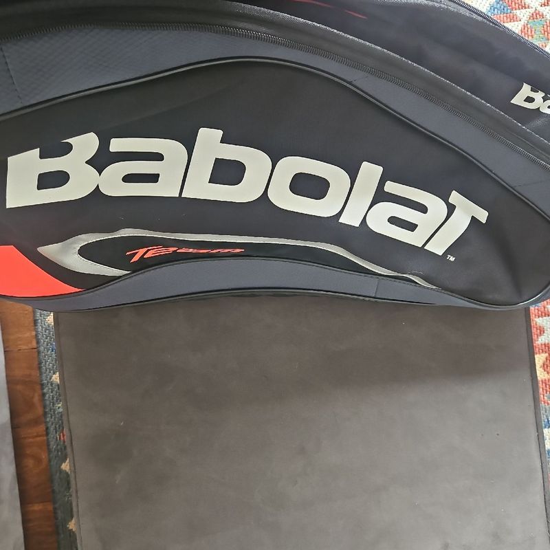 Raqueteira Babolat Team Line X6 Strike Dupla Preta e Vermelha Roupa Esportiva Masculino Babolat Nunca Usado 93556726 enjoei