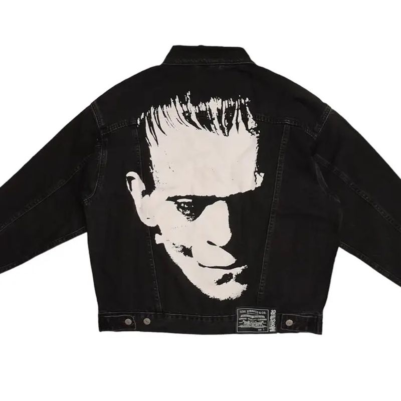 Levi’s × Universal MonstersフランケンシュタインM Rara! Jaqueta Levis + Universal Monsters Frankenstein - Tam M