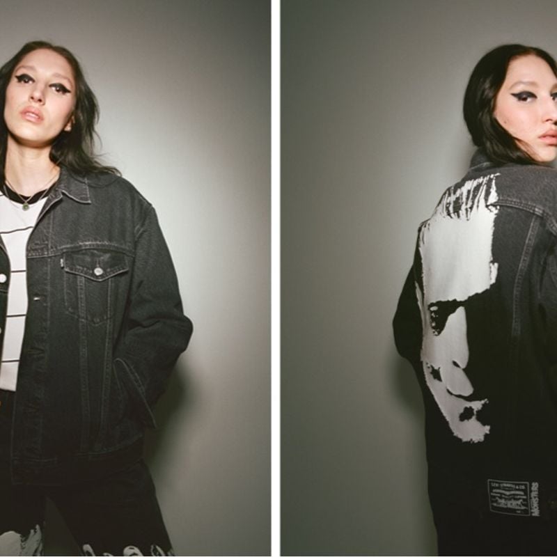 Rara! Jaqueta Levis + Universal Monsters Frankenstein - Tam M