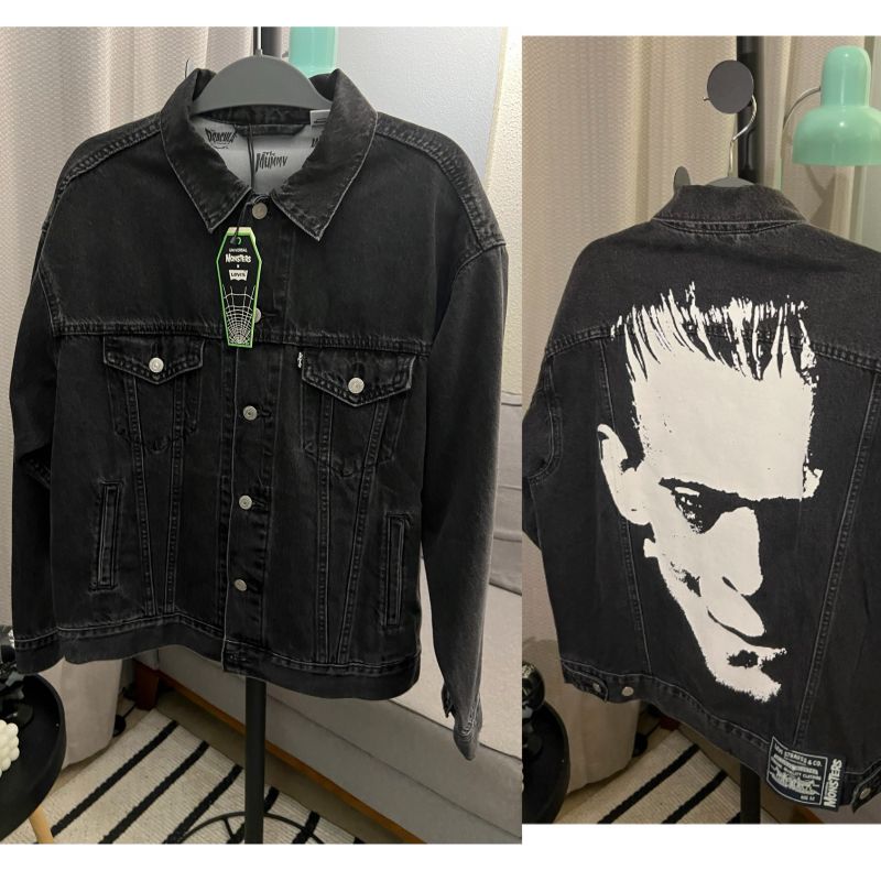 Rara! Jaqueta Levis + Universal Monsters Frankenstein - Tam M