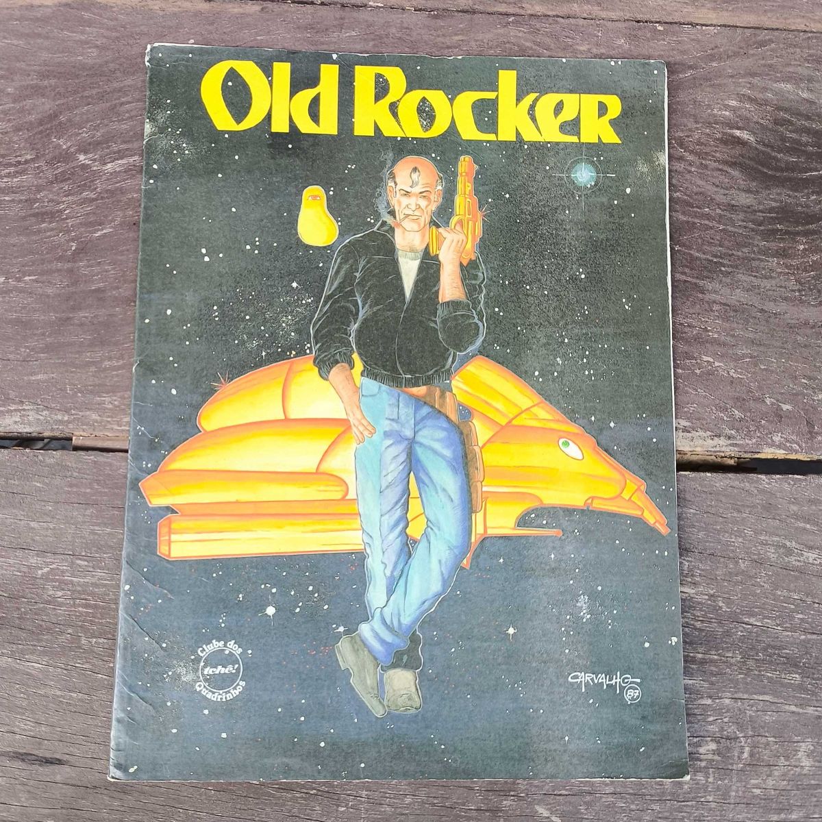 Rara Revista em Quadrinhos Old Rocker | Livro Usado 123826967 | enjoei