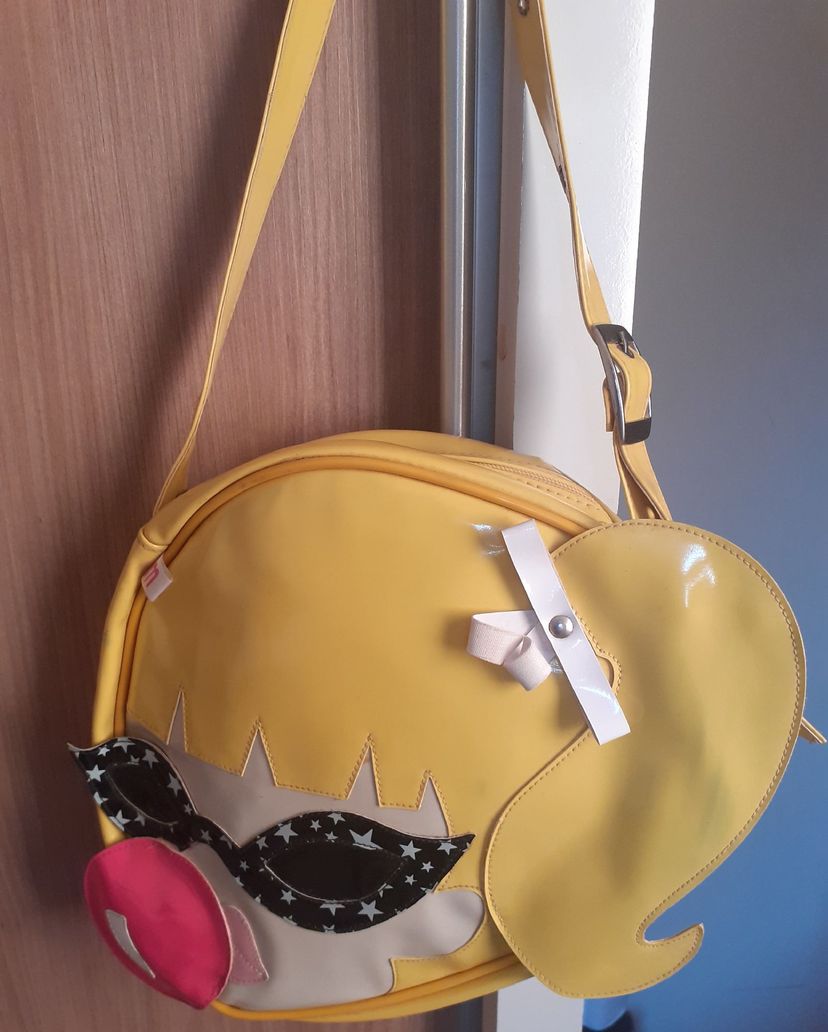 raridade! bolsa melissa amarela - ombro melissa