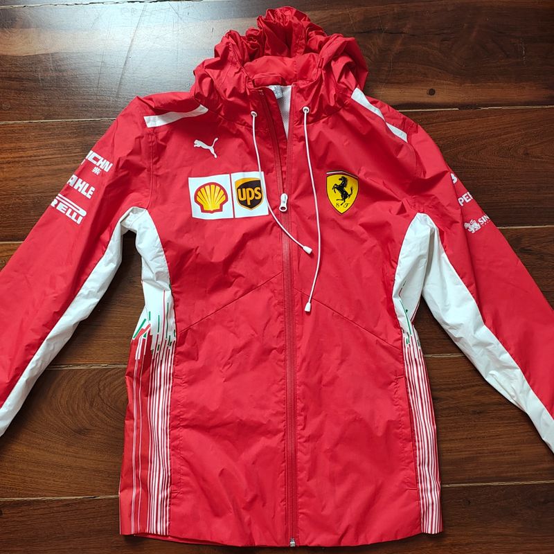 Corta Vento Jaqueta Formula Ferrari Raridade Jaqueta Oficial Da