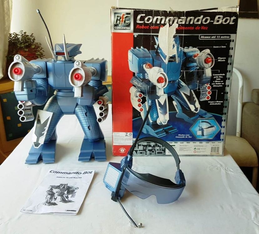 Raro Robô Commando-bot (mga Entertainment Concentra) - Anos 90 - Na ...