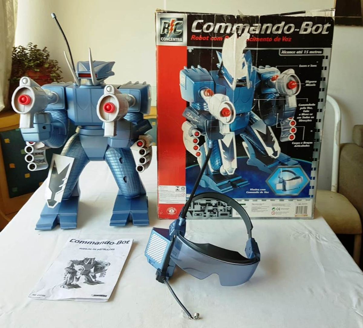 Raro Robô Commando-bot (mga Entertainment Concentra) - Anos 90 - Na ...