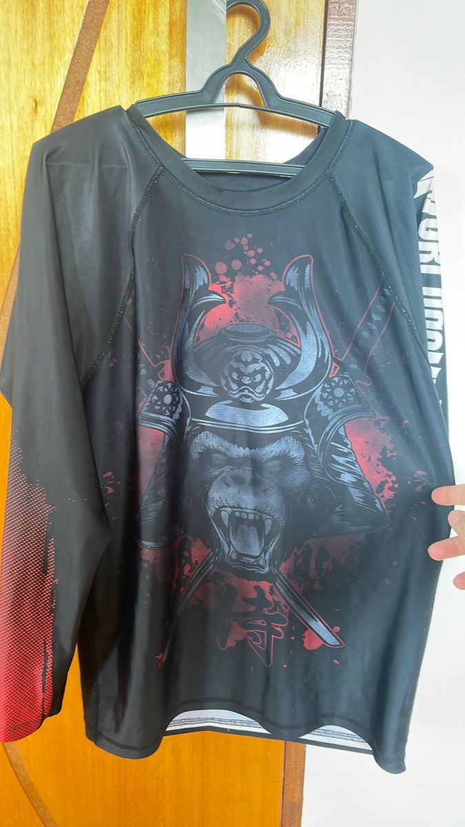 Rash Guard Jiujítsu Esportes Variados Roupa Esportiva Masculino