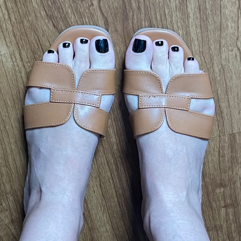 Rasteira Caramelo | Rasteira Feminina Satinato Nunca Usado 91499669 ...