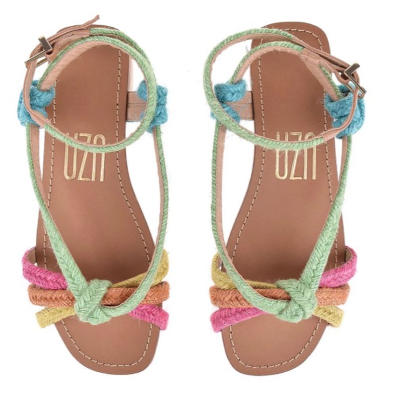 Rasteira de Corda Colorida Uza Shoes Uza Shoes Usado 102268904