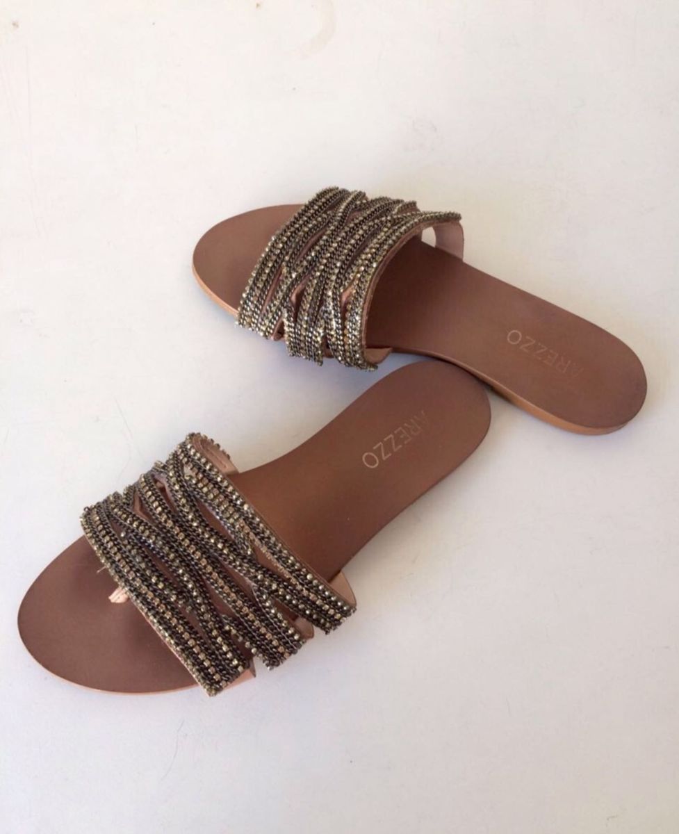 tenis slip preto com brilho