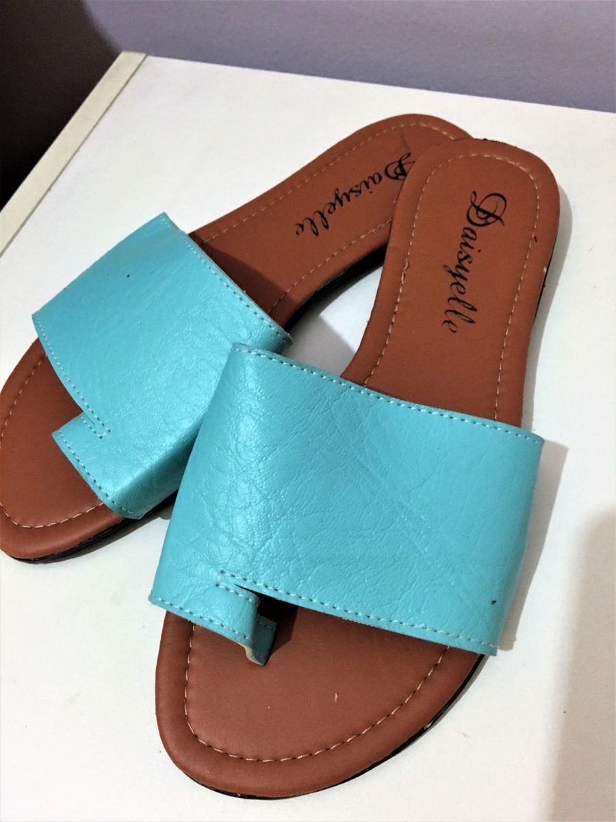 rasteirinha azul tiffany