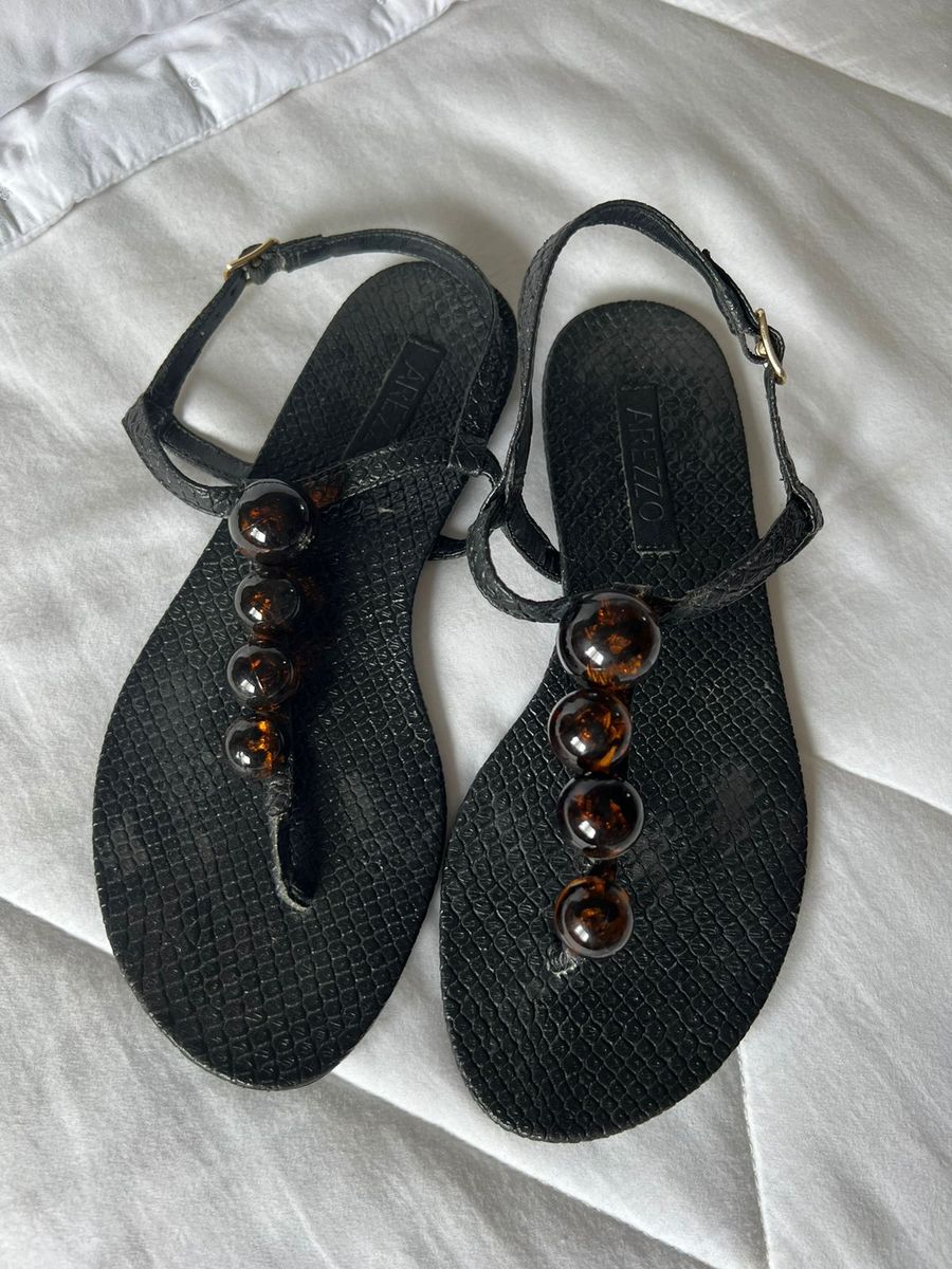 Rasteira hot sale bolas arezzo