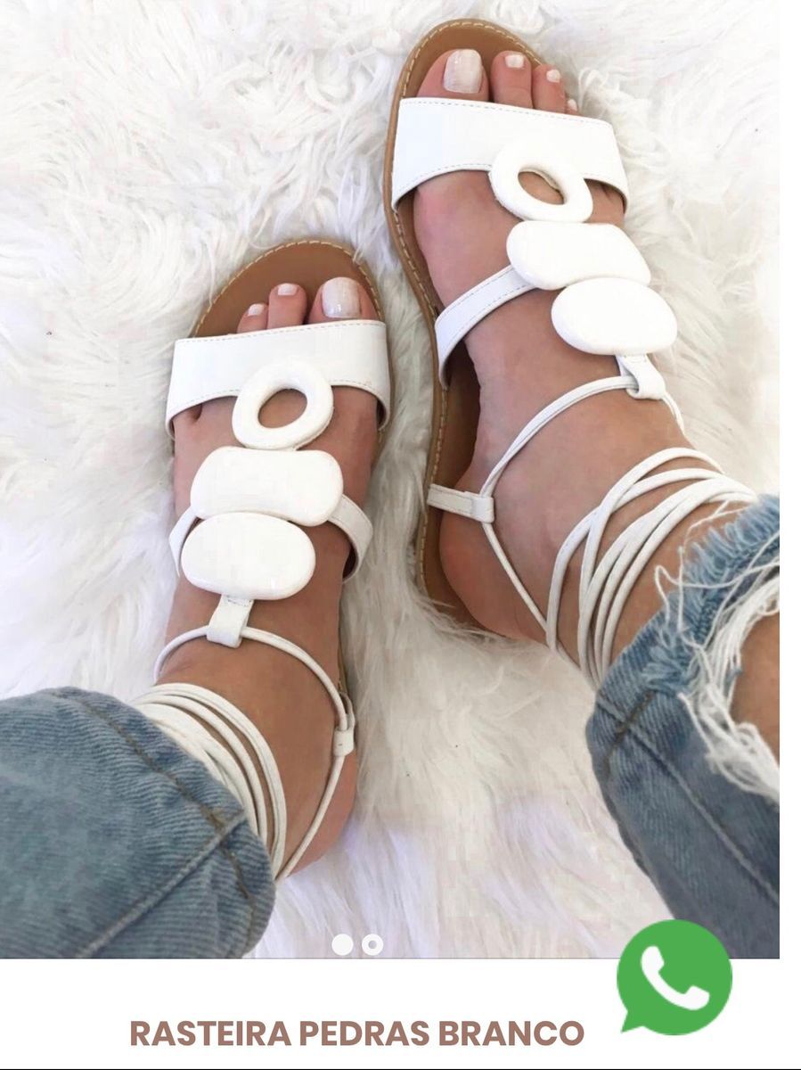 rasteirinha branca