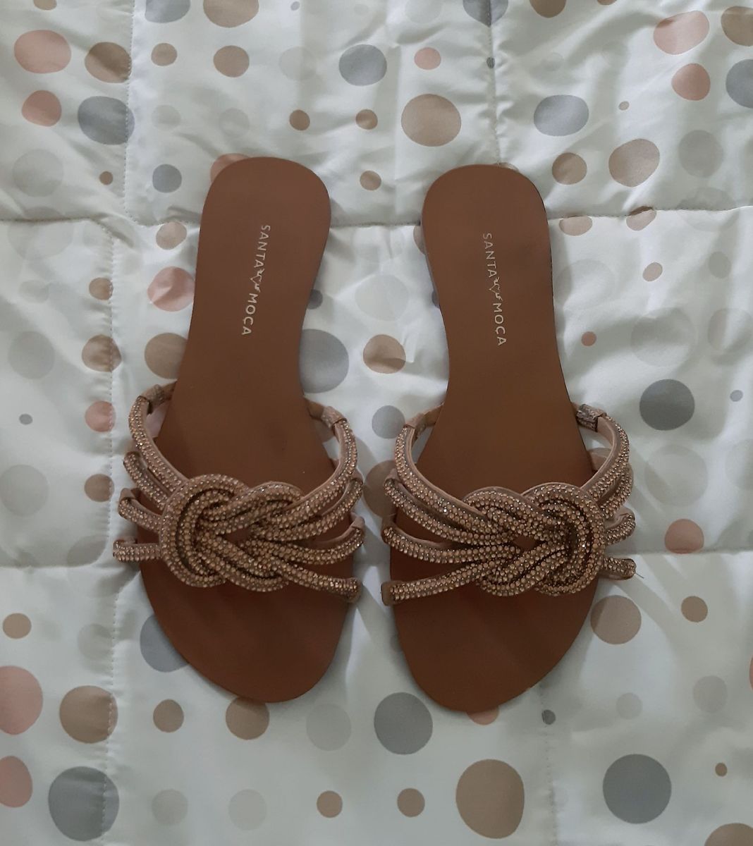 rasteirinha brilhosa