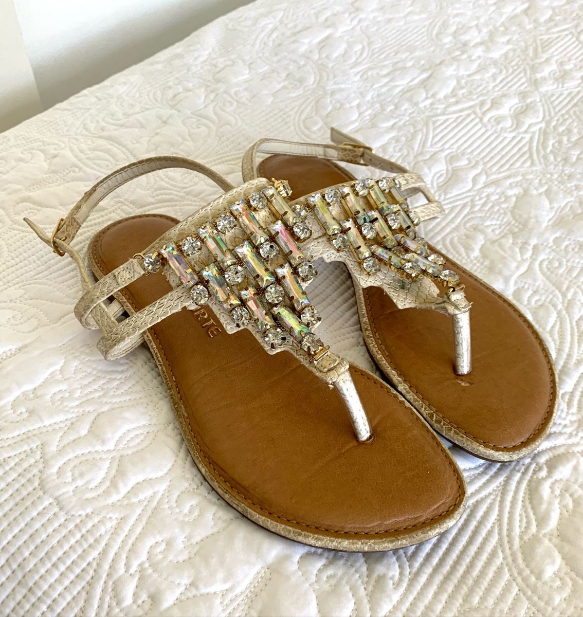 rasteirinha brilhosa