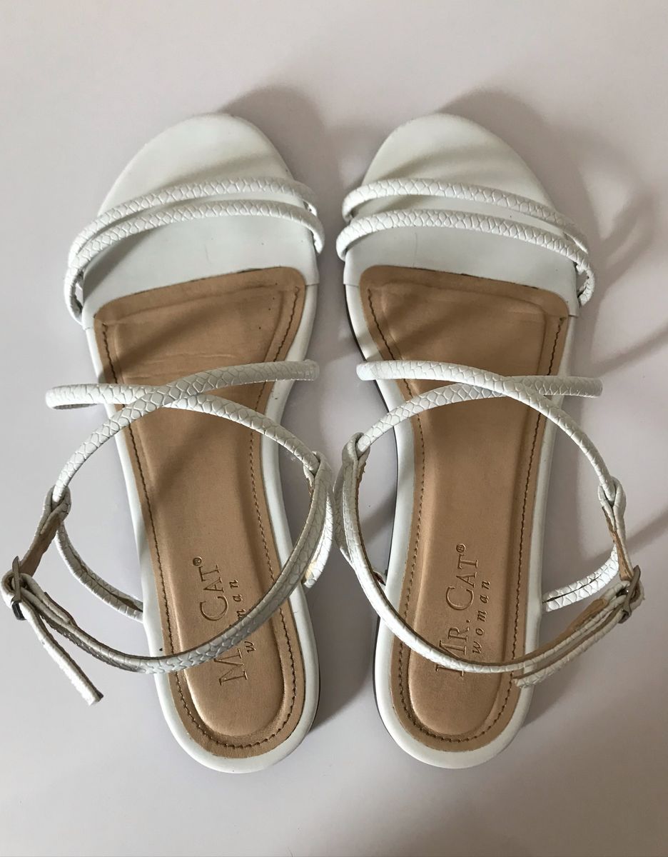 sandalia rasteira mr cat