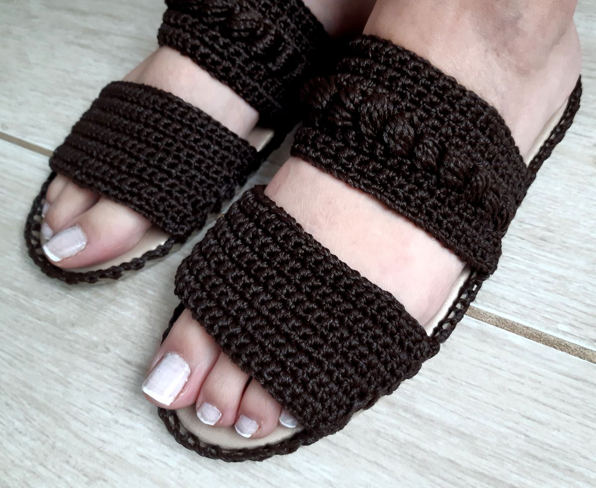 rasteirinha de crochê