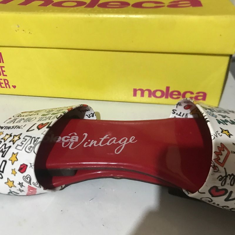 Rasteirinha moleca shops vintage