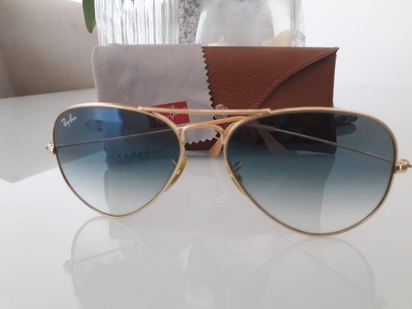 RAY BAN AVIATOR DOURADO - óculos ray-ban