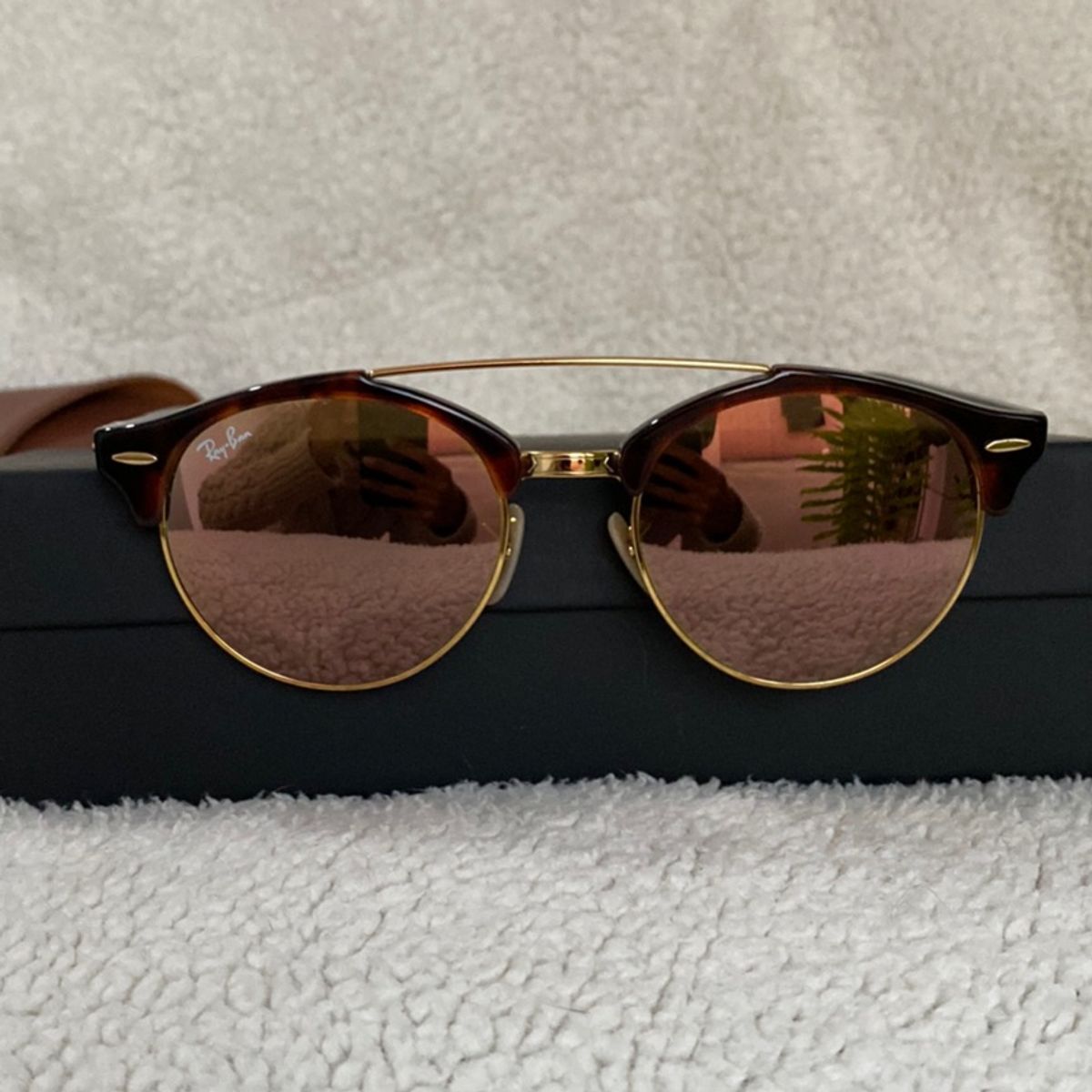 Ray-ban Original Clubround Double Bridge Rb4346 | Óculos Feminino Ray ...