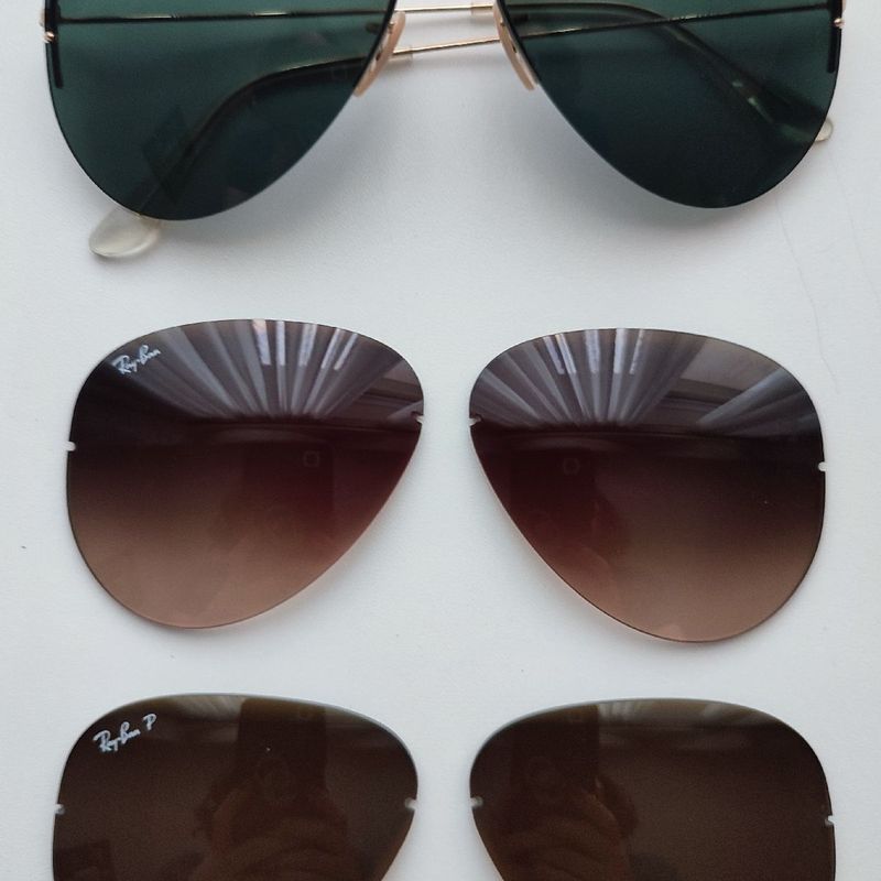Ray ban Tech com 3 Lentes Oculos Feminino Ray Ban Usado 80826259 enjoei