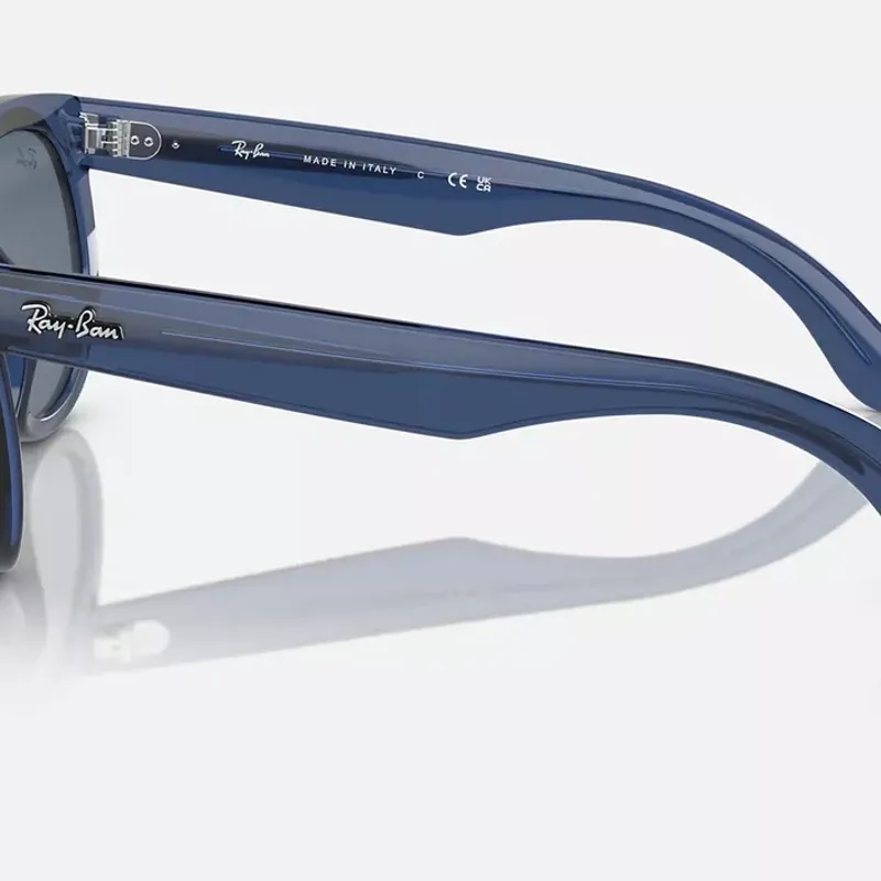 小物 Ray Ban Reverse Wayfarer blue lens New Ray-Ban WAYFARER REVERSE UNISEX - Sunglasses - black/light