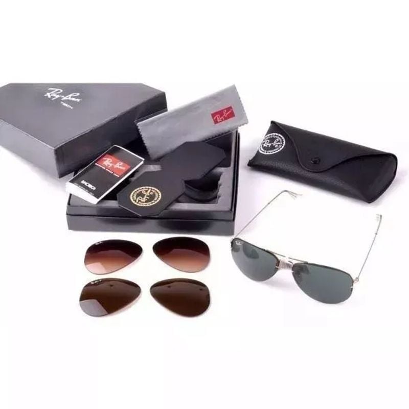 Rayban Tech Flip Out Rb3460 Troca Lentes Original Importado 
