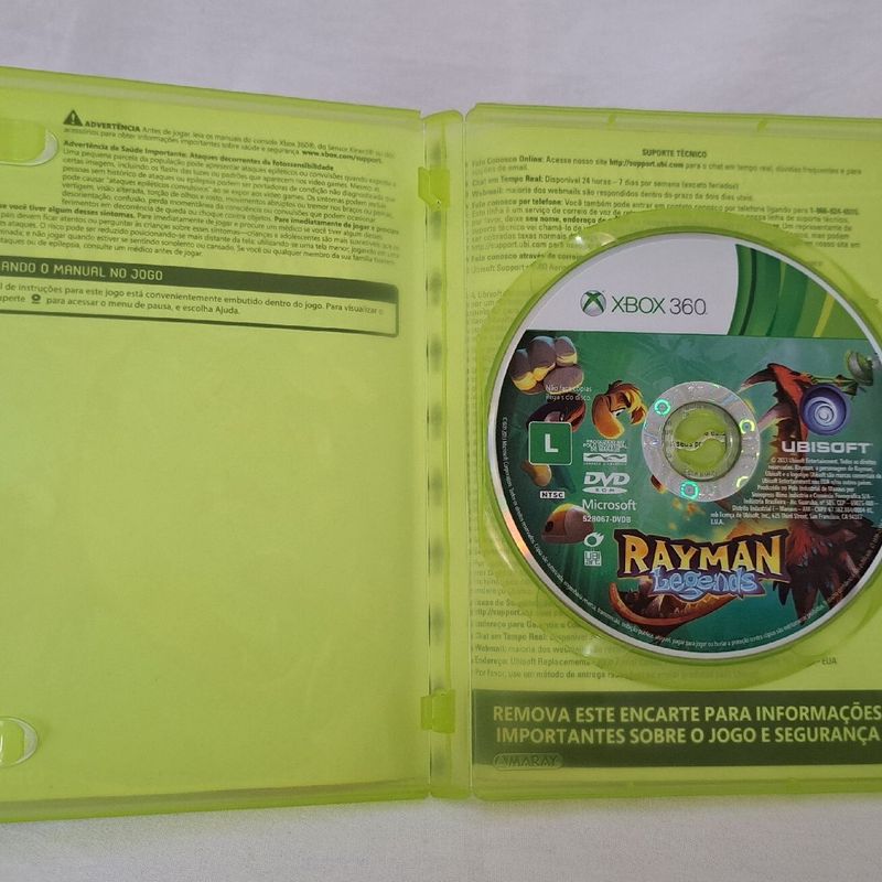 Jogo Xbox One/360 Infantil Rayman Origins Novo Mídia Física