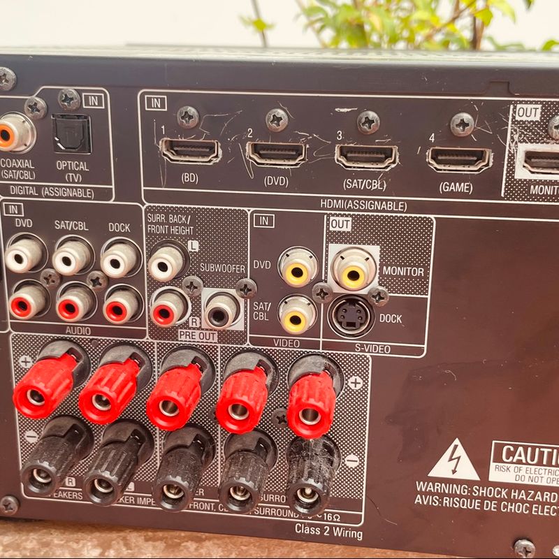 アンプ DENON AVR-1612 Receiver Denon Avr 1612 - 5.1 Canais | Denon Usado 95323986 | enjoei