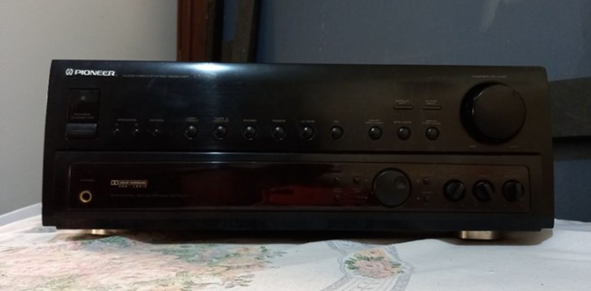 Receiver Pioneer Vsx 455 5 Canais com Caixas Acústicas Technics Item
