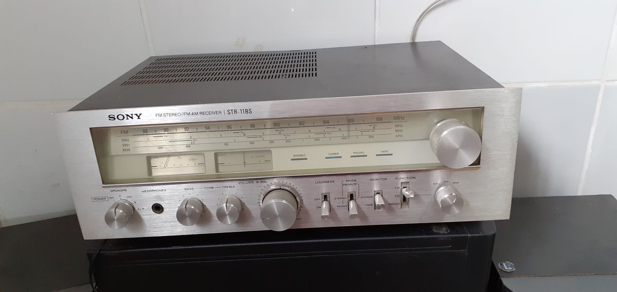 Receiver Sony Str11bs Raridade Produto Vintage e Retro Sony Usado