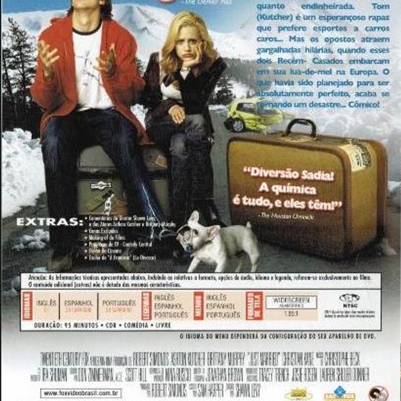 Recem Casados Dvd Comedia Romance Original Lacrado Dublado | Fox