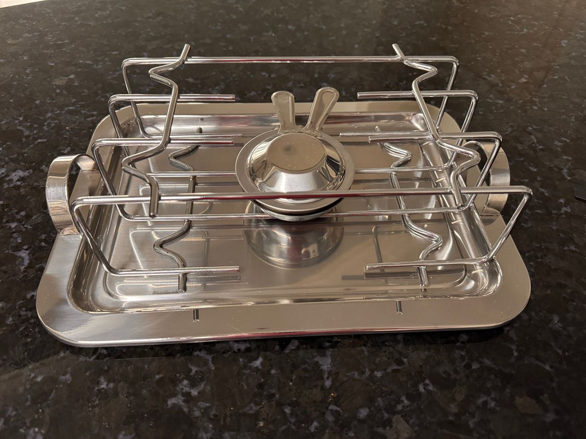Réchaud de Mesa Forma Inox Retangular | Móvel p/ Casa Forma Usado ...