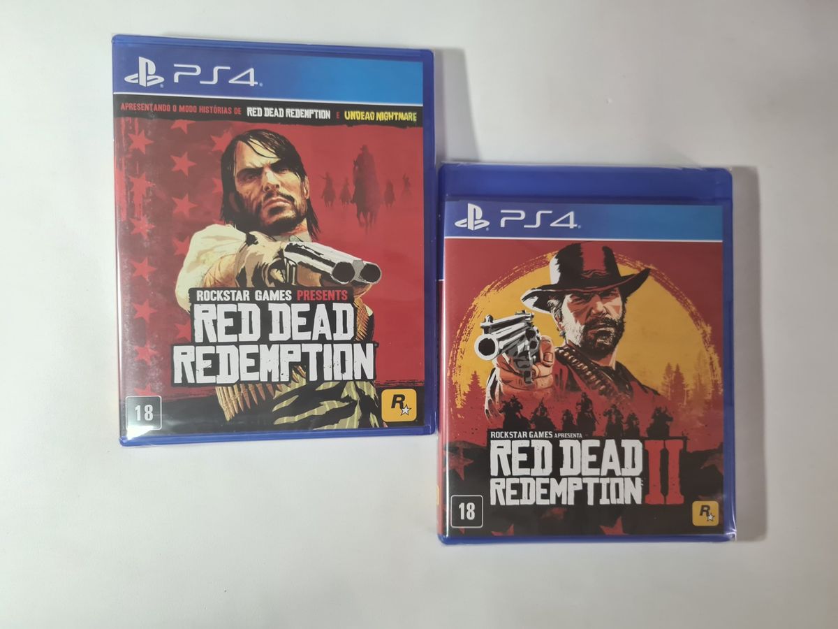 Jogo Red Dead Redemption 2 ps4 midia fisica lacrado