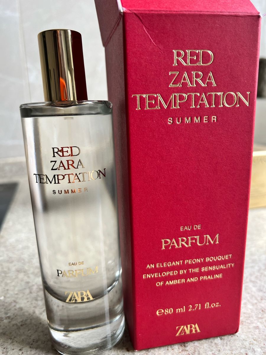 Red Temptation Novo Perfume Zara | Perfume Feminino Zara Nunca Usado ...