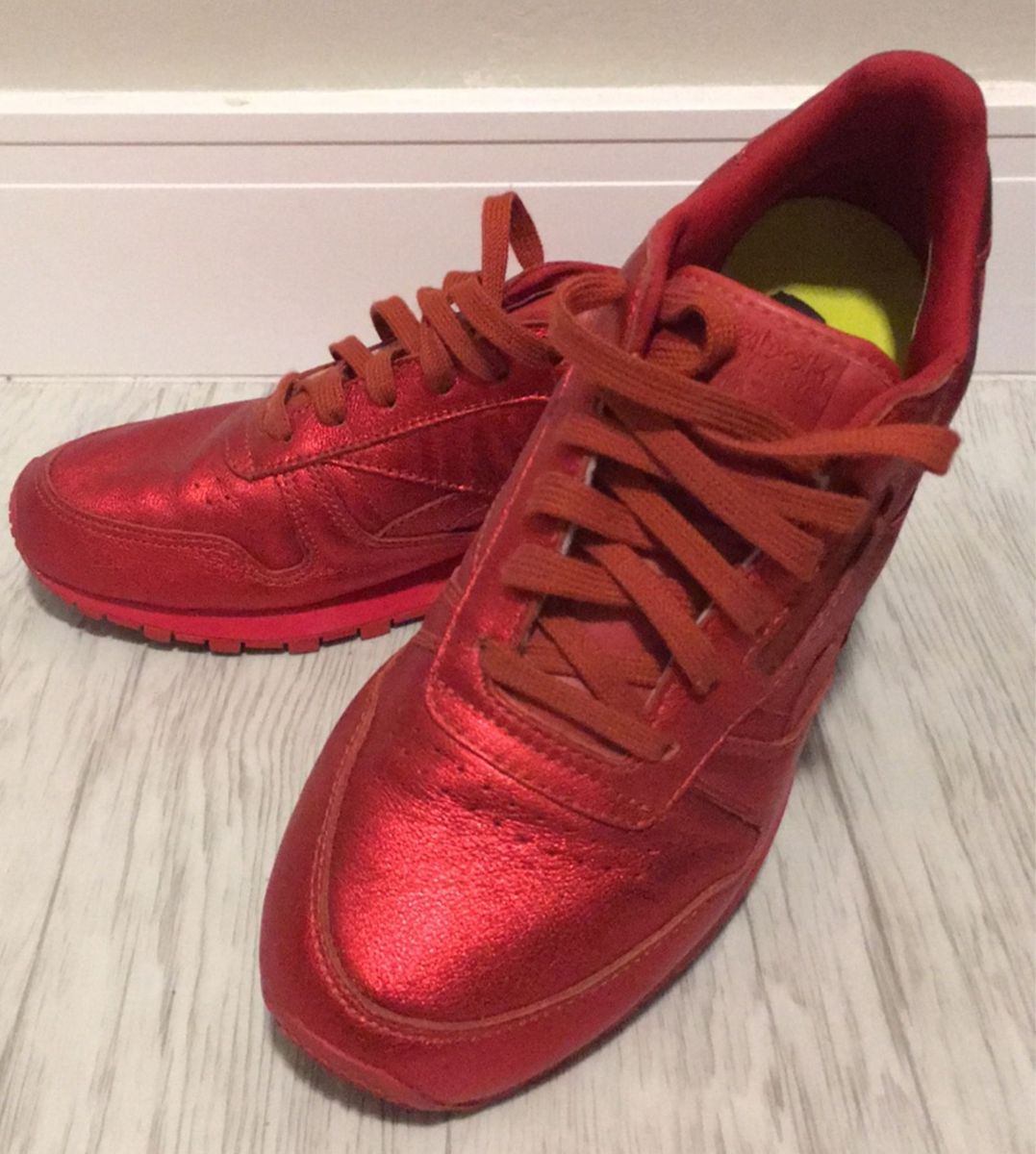 tenis reebok feminino de couro