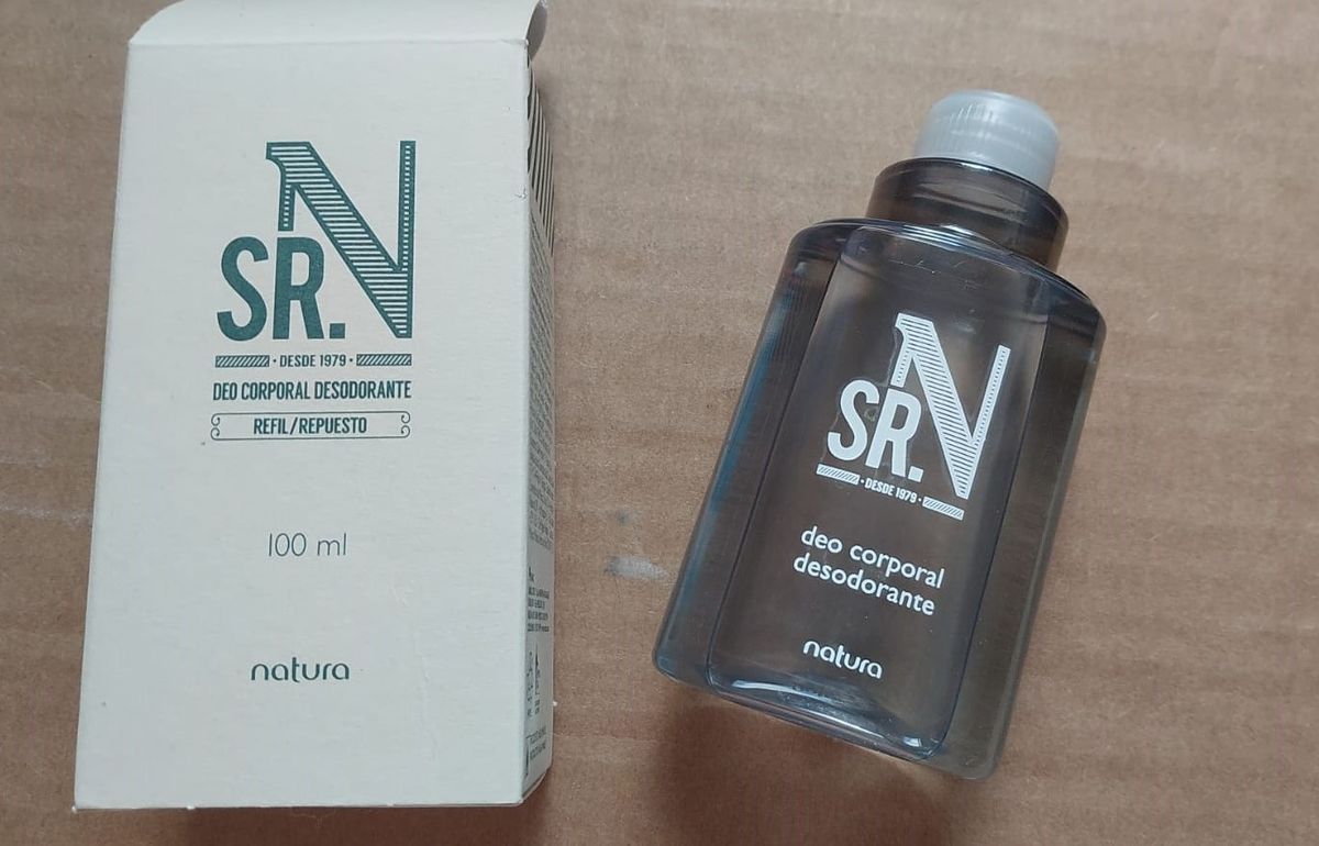 Refil Sr N Desodorante Corporal Natura Ml Perfume Masculino Natura Nunca Usado