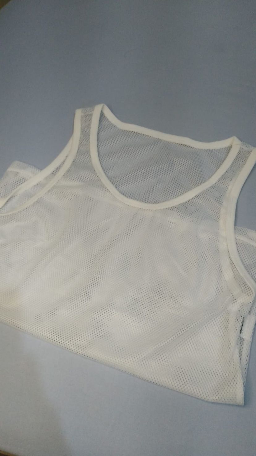 regata de tela branca - regatas shein