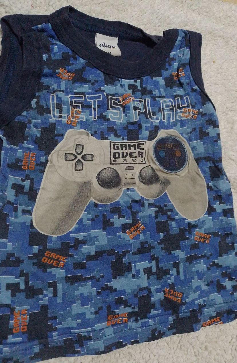regata infantil gamer - menino elian