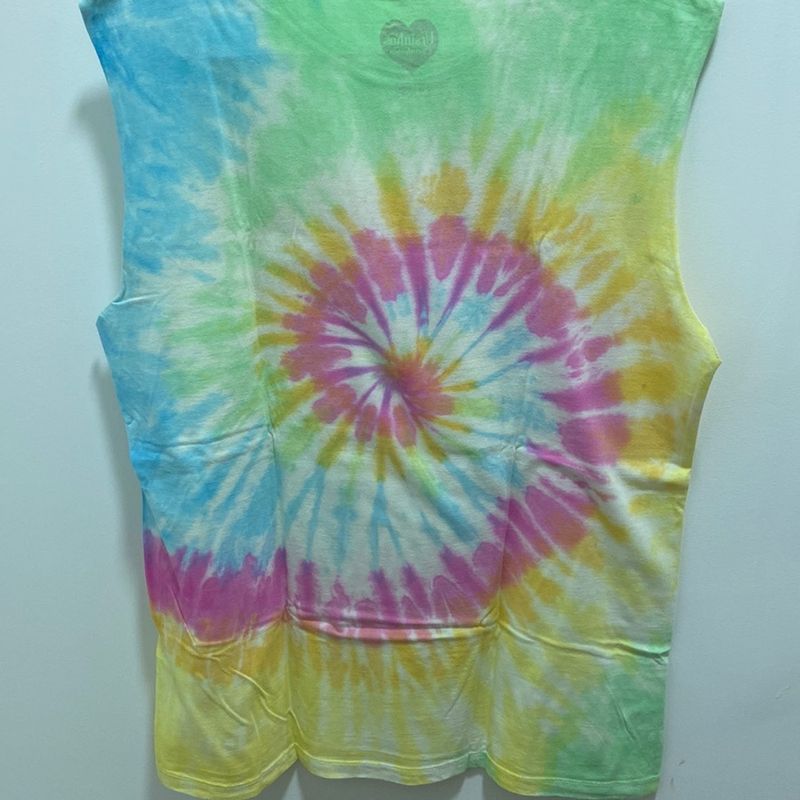 Camiseta Tie Dye Azul Ursinho Carinhoso