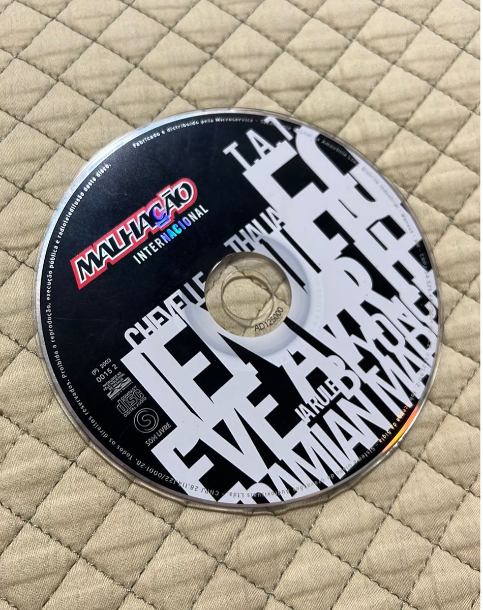 Relíquia Cd Malhação Internacional de 2003