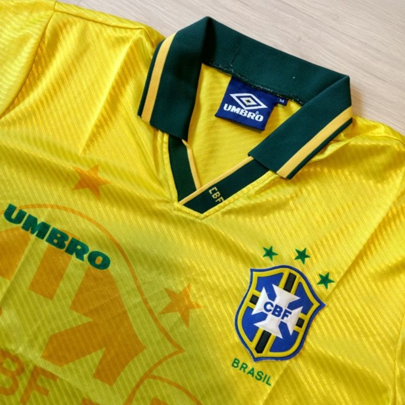 Camisa Umbro Brasil 20 Anos do Tetra - FutFanatics