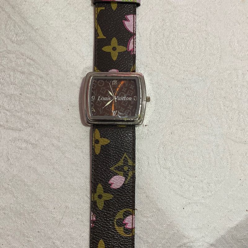 Relógio Antigo, Relógio Feminino Louis Vuitton Usado 90177728