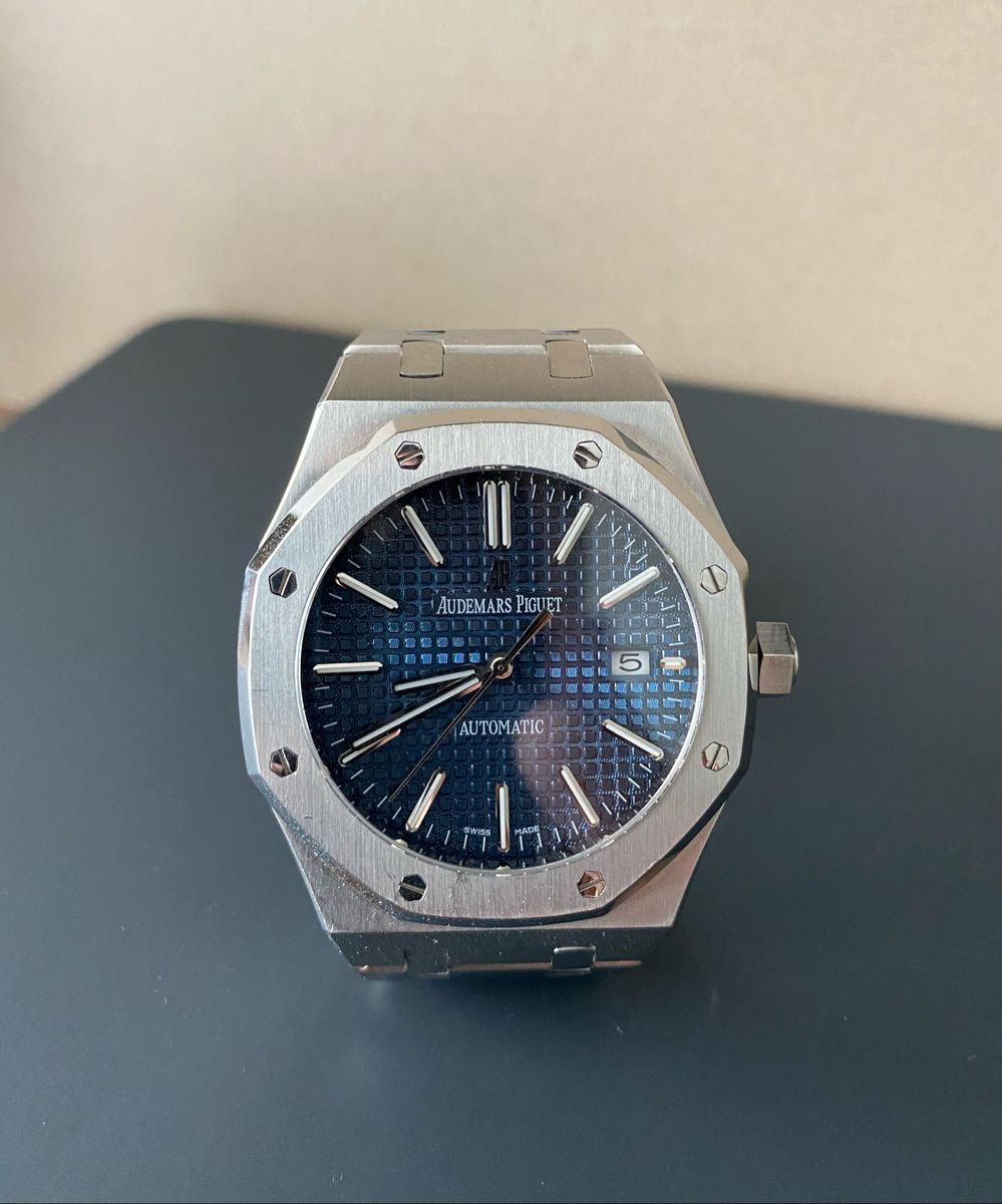 Rel gio Audemars Piguet Royal Oak Azul Aaa Rel gio Masculino